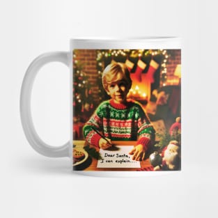 Dear Santa, I can explain... Mug